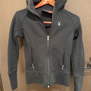 Black Women’s Spyder Hooded Jacket